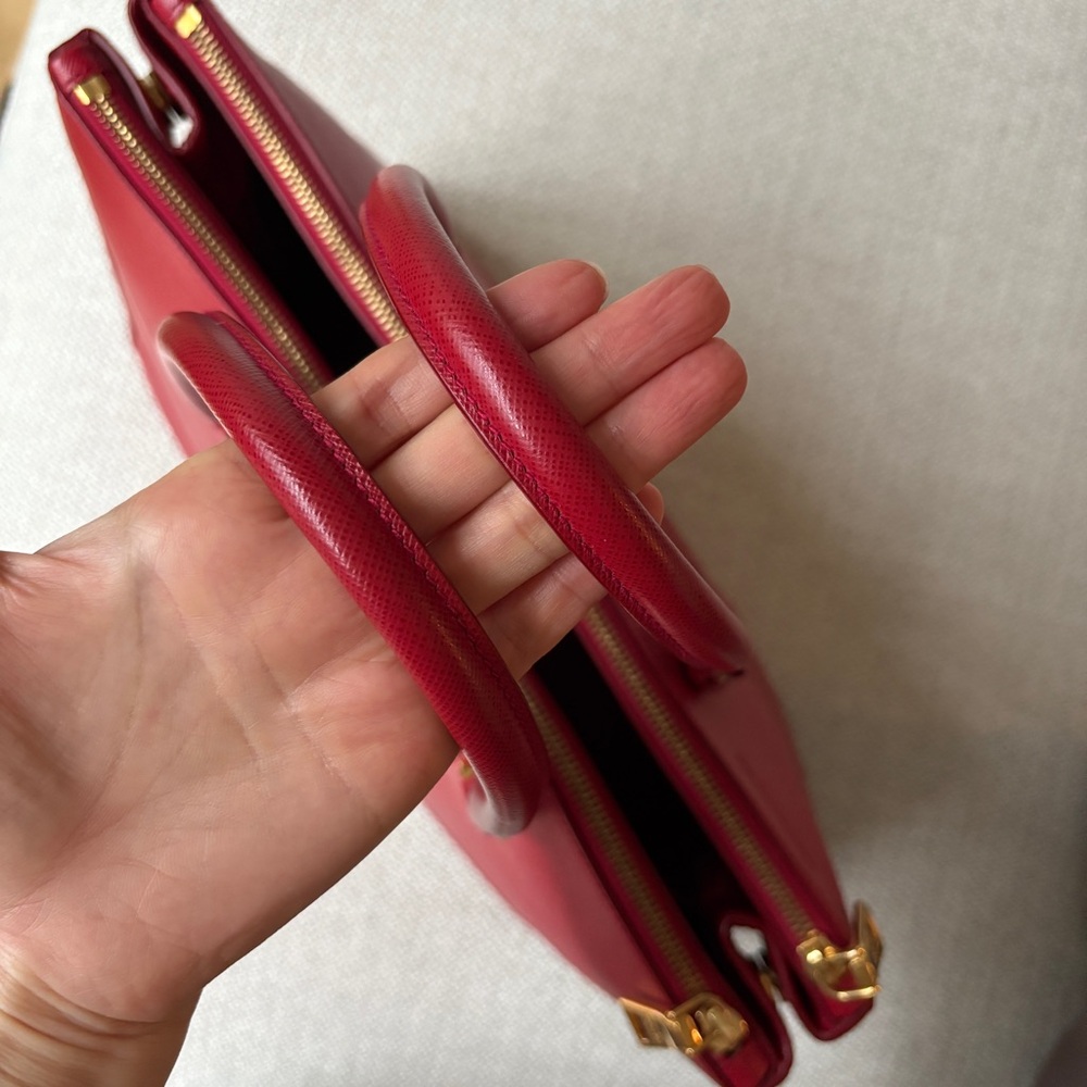 ❤️SOLD❤️❤️Prada Galleria large Saffiano double zip leather bag - Picture 9 of 16
